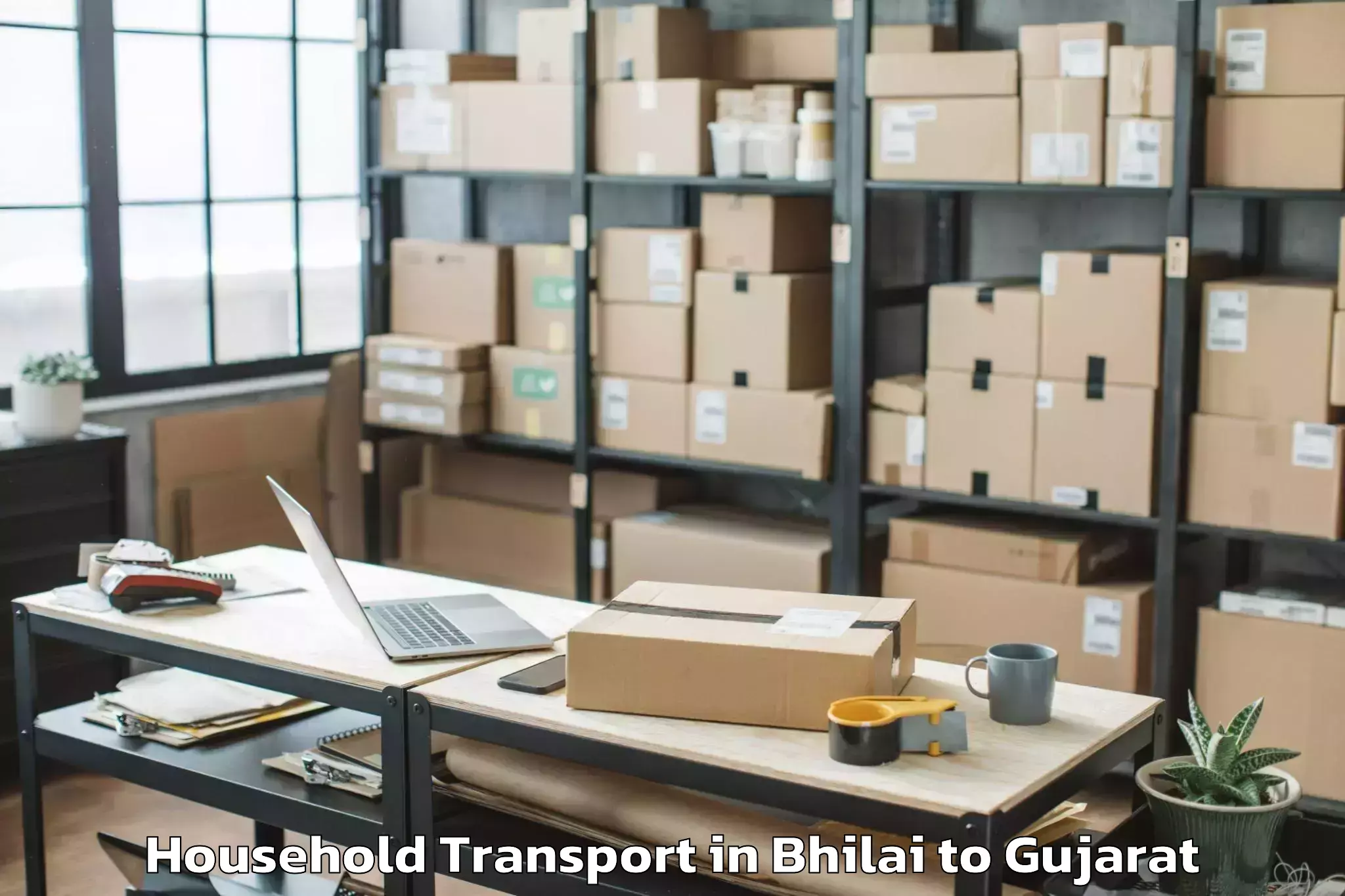 Book Your Bhilai to Dhrangadhra Household Transport Today